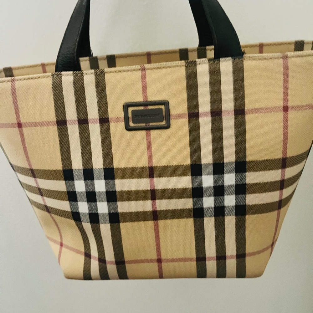 Burberry London Nova Check Tote - small